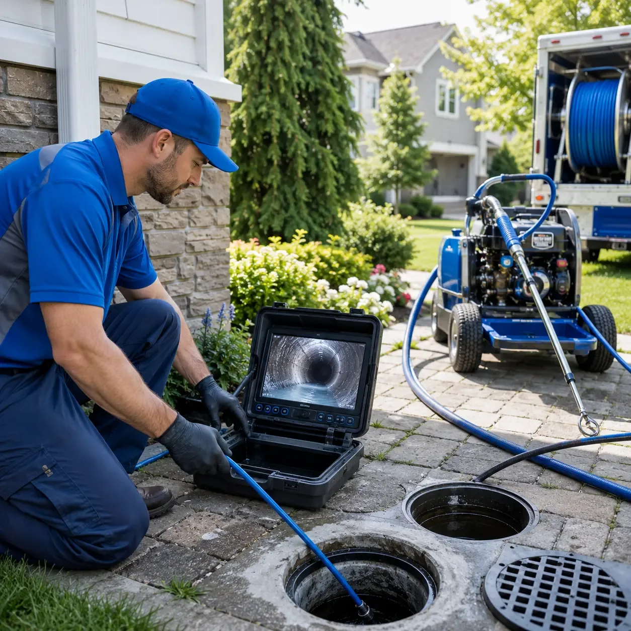 Outdoor drain cleaning professionals serving Woodland, PA
