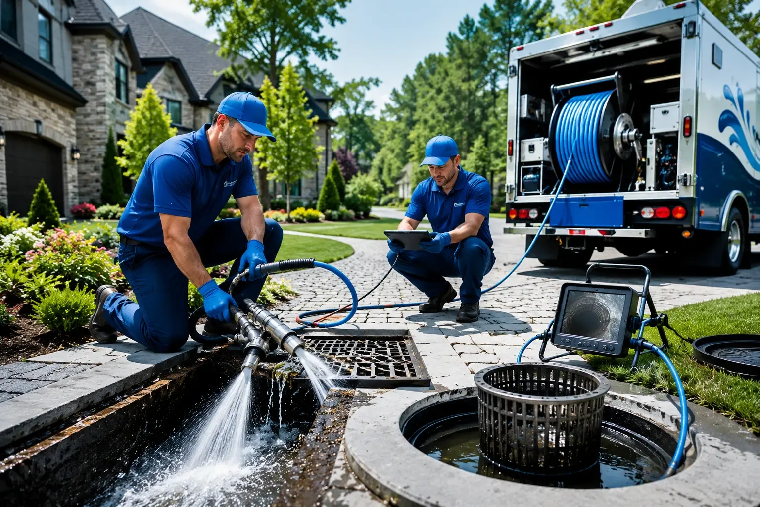 Local outdoor drain cleaning professionals in Woodland, PA