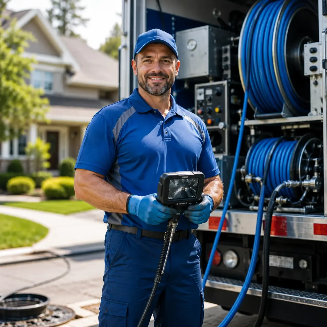 Local outdoor drain cleaning specialists in Woodland, PA